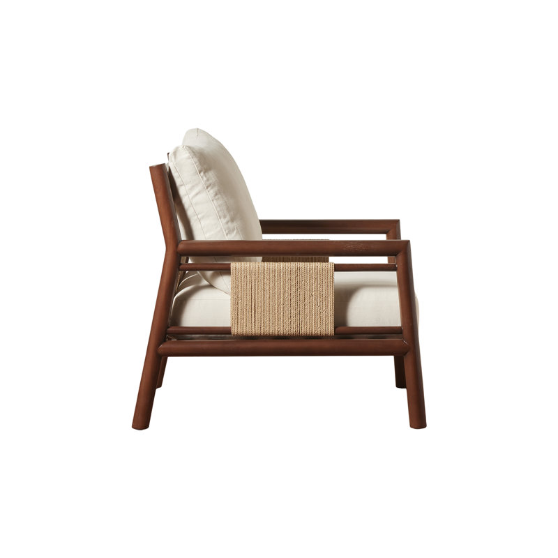 Estela Lounge Chair, Dark Brown