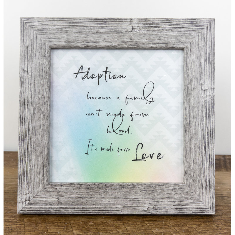 «Adoption Family», impression encadrée