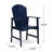 Cesarino Acacia Outdoor Adirondack Set