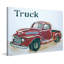 "Red Truck" by Reesa Qualia Painting Print on Wrapped Canvas-20054641
