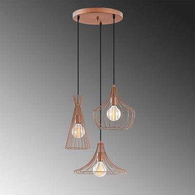 Lustre à 3 lumières Shayleah