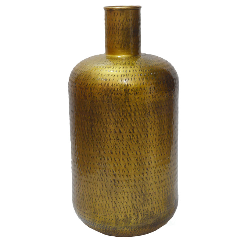 Metal Floor Vase