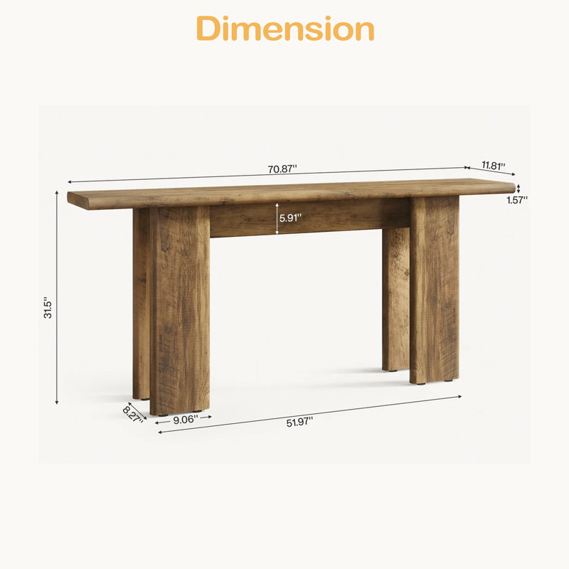 Rustic Style Couch Table,Console Table,Hallway Stand