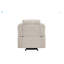 Fauteuil inclinable oscillant en chenille gris clair Galya
