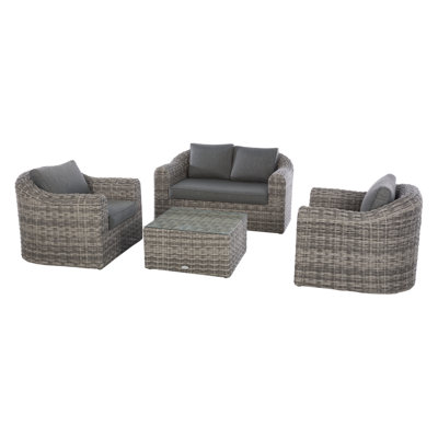 Bestla 4 Seater Rattan Sofa Set