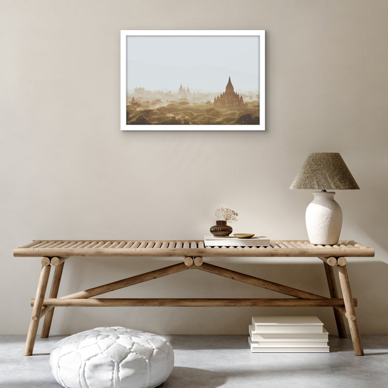 Affiche Bezuchov - Cadre photo en bois avec housse en plexiglas, Blanc, L 16 po x H 24 po