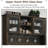 72'' Farmhouse Coffee Bar Cabinet-1793332255