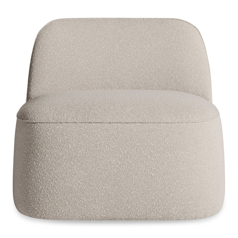 Looksee Upholstered Swivel Side Chair, Kelso Sand