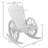 Wooden Rocking Chair, Adirondack Rocker Chair W/ Slatted Design And Oversized Back, Outdoor Rocking Chair With Wagon Wheel Armrest For Porch, Poolside, And Garden