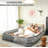 Double Human Dog Bed Lazy Sofa-121424528