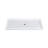 60" W x 32" D Alcove Shower Pan Base with Center Drain in High Gloss White-132008087-132008089