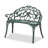 Elegant Aeruginous Cast Aluminum Patio Bench-2103844968