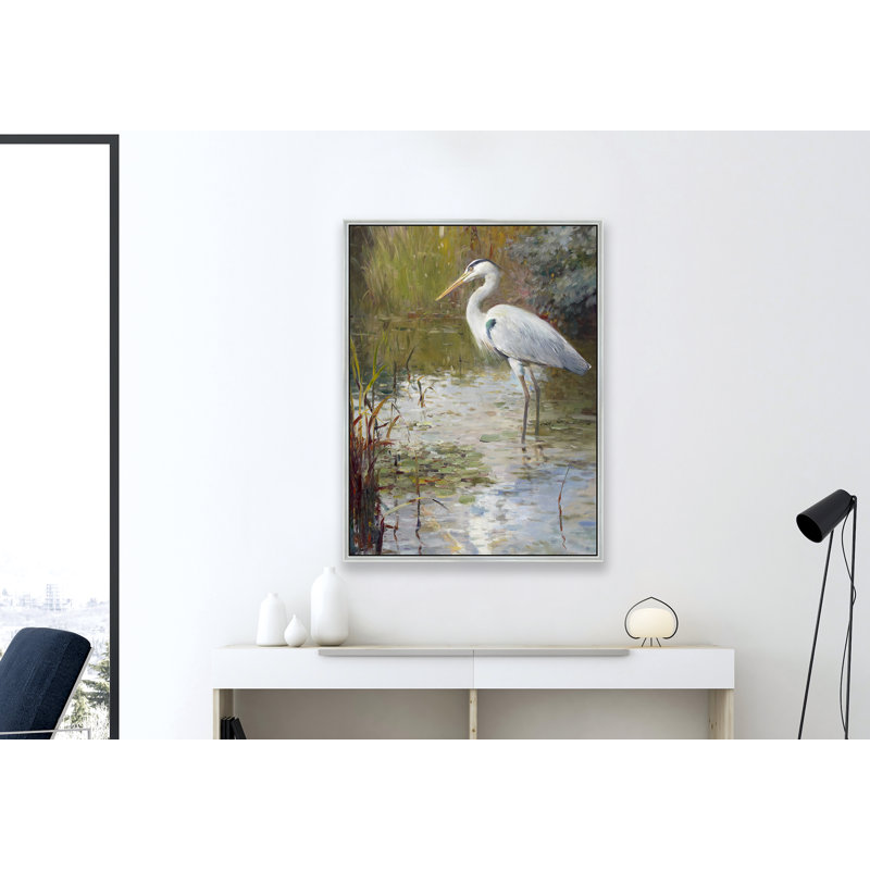 Birds, Silver, 50" H x 74" W