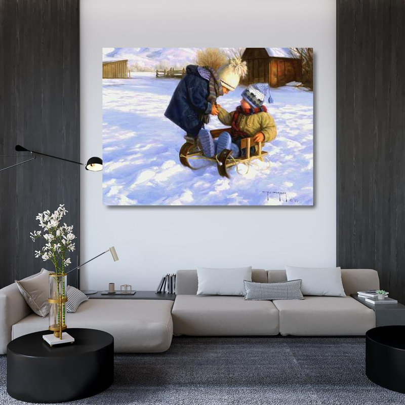Cold Hands, 36" H x 48" W
