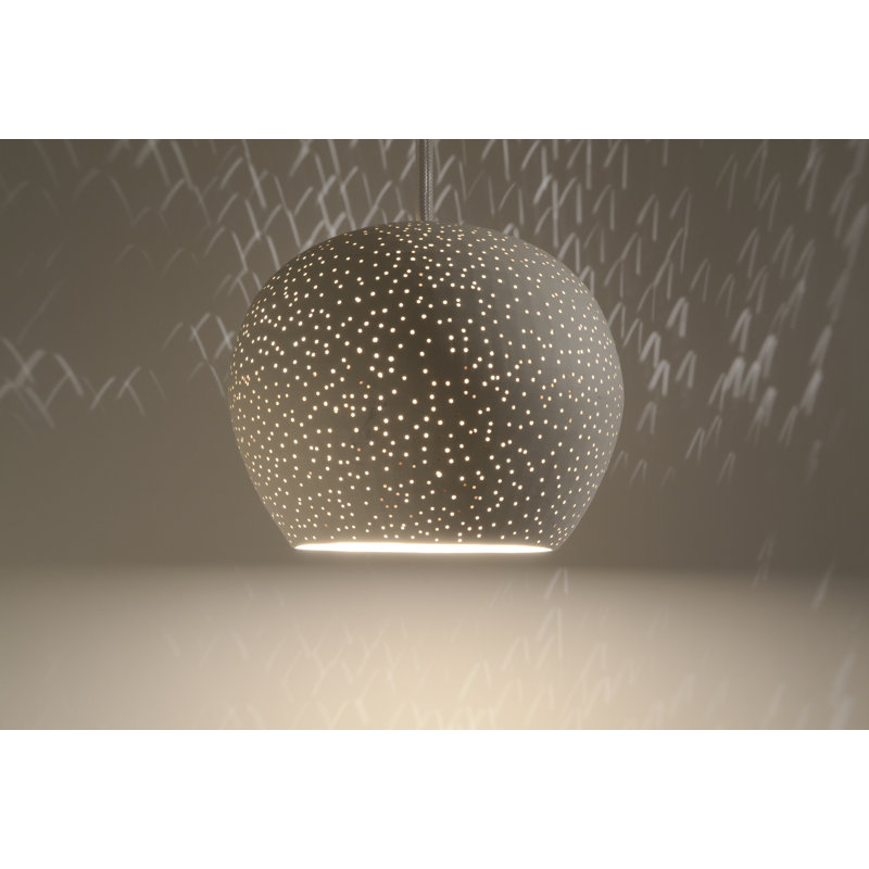 Luminaire suspendu sphère 1 lumière Mangassa