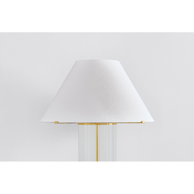 Inglewood Table Lamp in Aged Brass by Mark D. Sikes