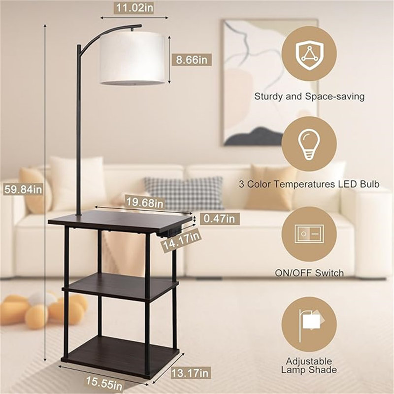 Floor Lamp With Table