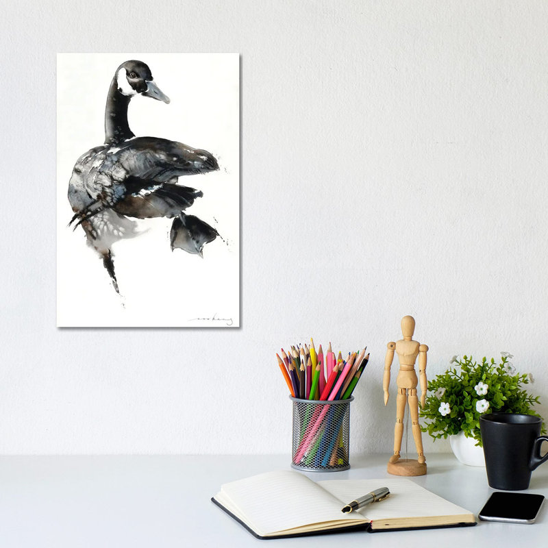 Geese Dance by Soo Beng Lim - Wrapped Canvas Gallery-Wrapped Canvas Giclée, 20.32 cm H x 30.48 cm W