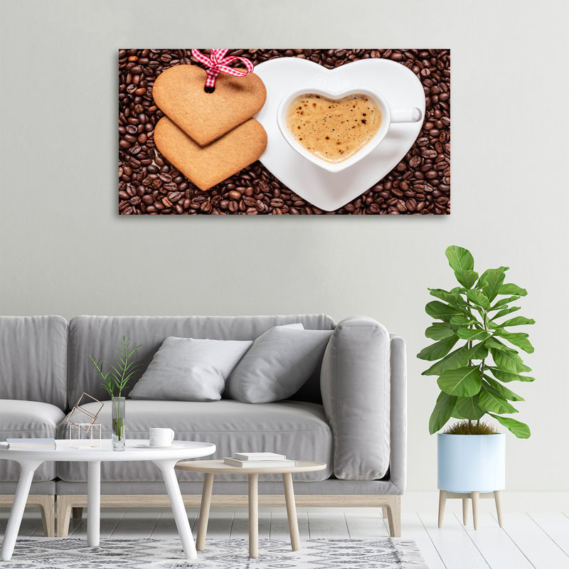 Coffee And Gingerbreads - Wrapped Canvas Print