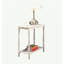Table d'appoint / table de chevet moderne moderne transitionnelle blanche 1pc