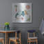 «Dino Fun 3» par Farida Zaman, art mural en métal de luxe, 36 po x 36 po-430034980