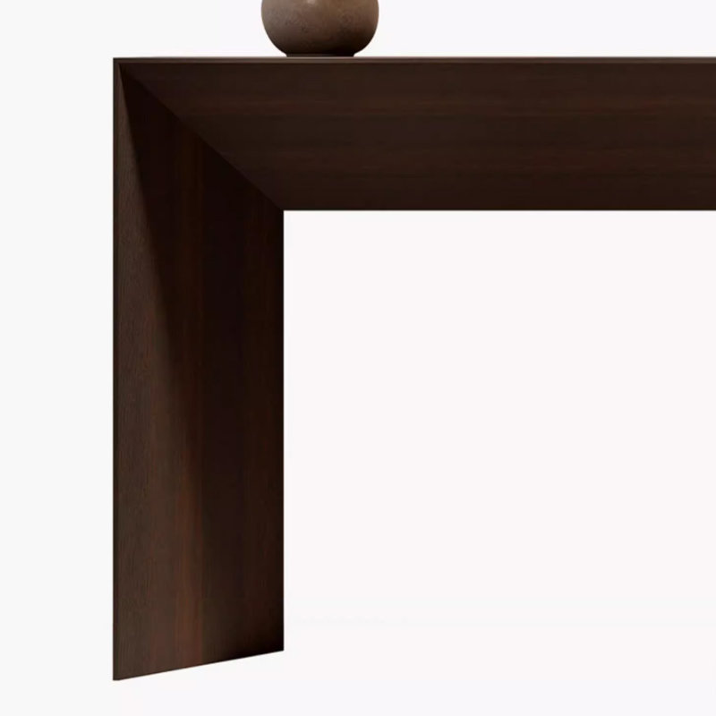 Modern and simple console table, Smoky, 35.43" H x 55.12" W x  15.75" D