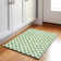 Machine Washable Indoor/Outdoor Xhevrie Green Rug