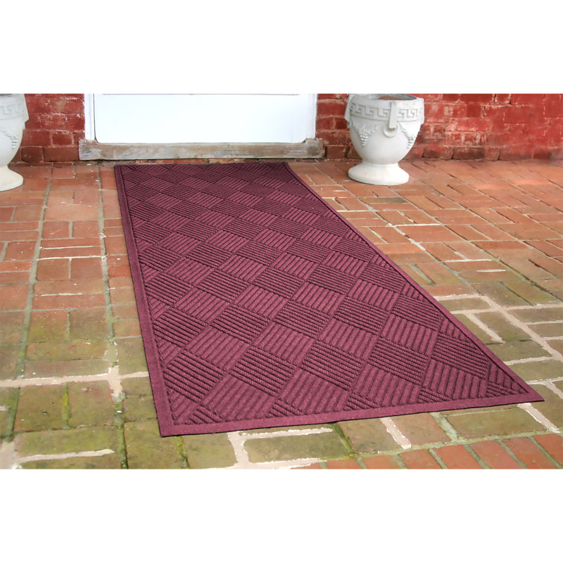 Paillasson Waterhog, Bordeaux, Tapis de couloir 4 pi x 8 pi 4 po