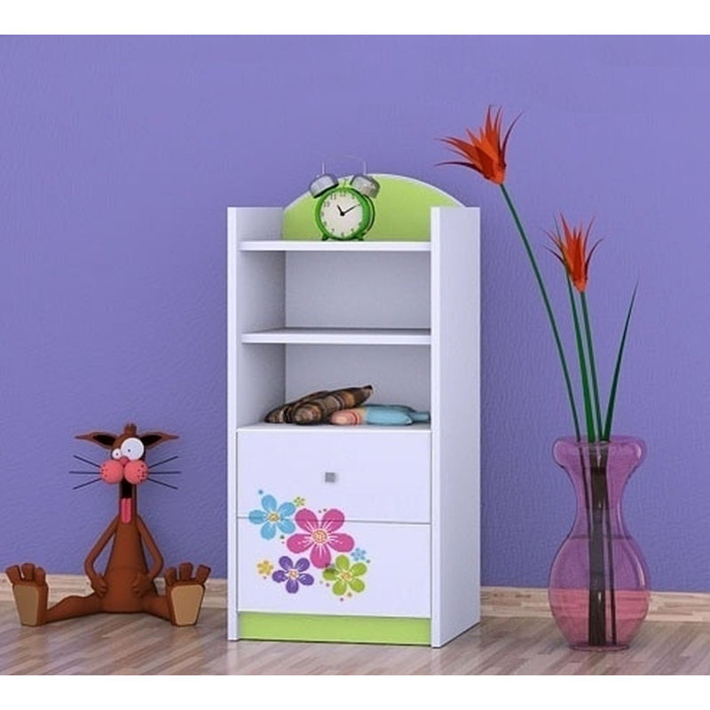 Seamus 96cm H X 45cm W Kids Cube, Green