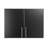 Watse 32” Wide 2-Door Storage Cabinet, Wall Mounted Laundry, Kitchen & Garage Storage Cabinet with Adjustable Shelf, 32”W x 24”H x 16”D, Black-1405105172