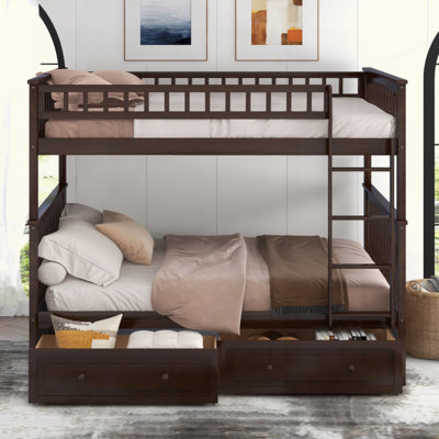 Bunk Bed With Drawers, Convertible Beds