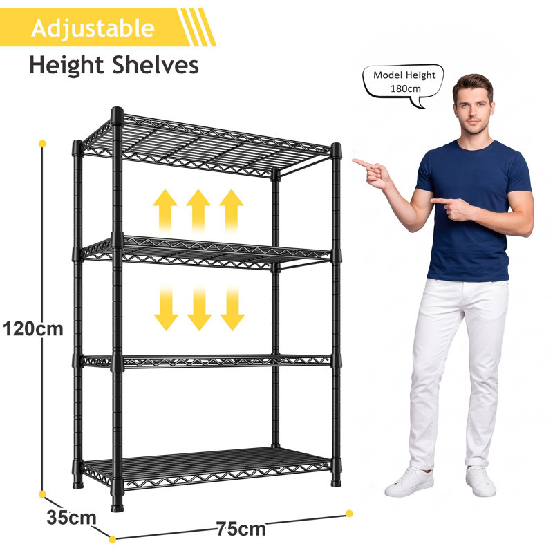 75 cm W Steel Shelving Unit