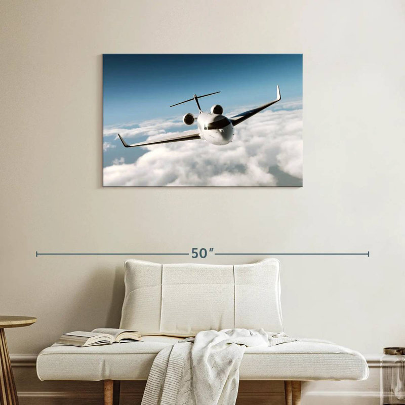 Mehar Luxury Plane Flight, 24" H x 36" W