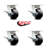 Kingpinle olefin Swivel Caster Set
