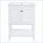 Meuble-lavabo moderne 24 po avec tablette ouverte