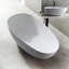 Baignoire de trempage autoportante 67 po. X 31,5 po. Blanc brillant-122533132-117327842