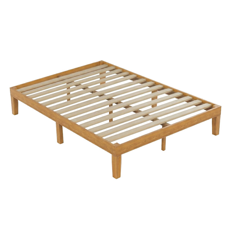  Structure de lit plateforme en bois massif, pin naturel, aucun sommier nécessaire, rangement sous le lit - simple, double, grand, très grand