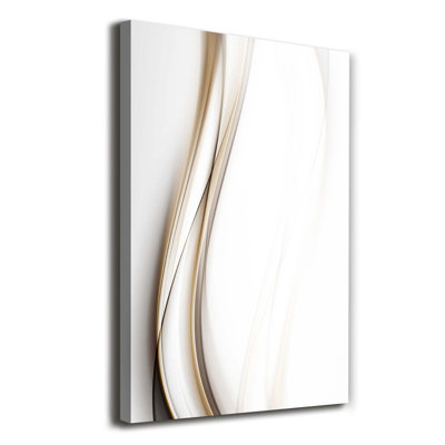 Wave Abstraction - Wrapped Canvas Print