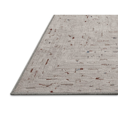 Machine Washable Gray Area Rug