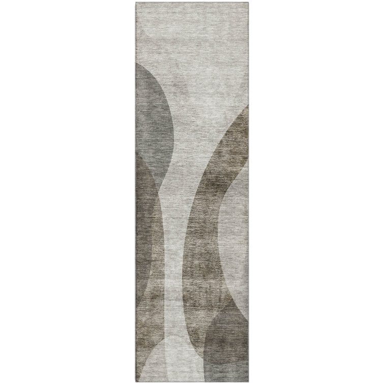 Premium Machine Washable Arnette Taupe Rug