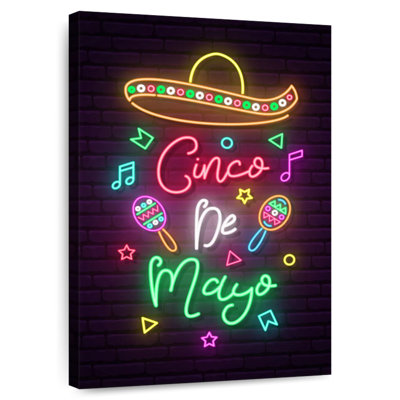Lelend Cinco De Mayo Neon Lights
