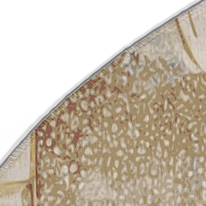 Bouncy Charm Indoor And Outdoor Area Rug, Round 5'