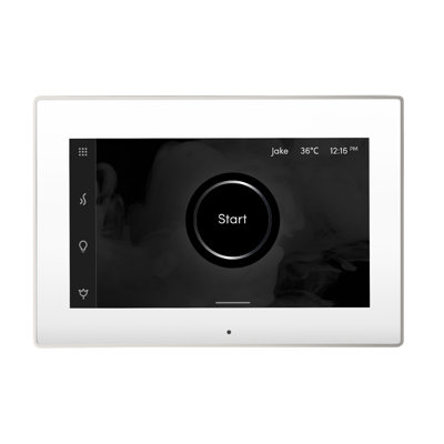 iSteamX Steam Shower Control and Steamhead