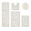 Ensemble de tapis pour salle de bain 6 pièces Annaclara Premium 100% coton 1990 GSM-728313868