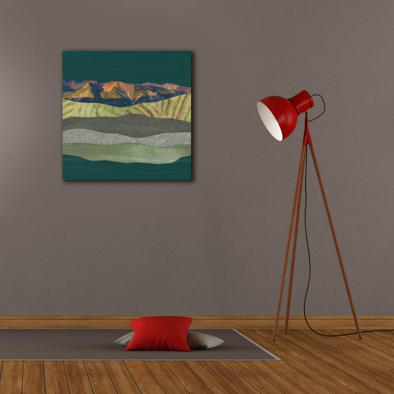  'Mountain Series 153' by Lorelle Rau Canvas Wall Art, 26" x 26", 26" H x 26" W