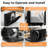 Electric Home Food Slicer 150W Stainless Steel Blade Adjustable Thickness for Meat Cheese Bread