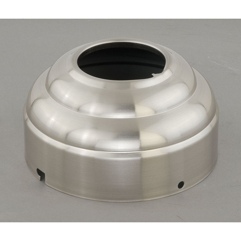 Adaptateurs de plafond inclinés pour ventilateur de plafond Mccurdy, Nickel satiné