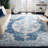 Barcus Oriental Navy/Ivory Area Rug-991582836