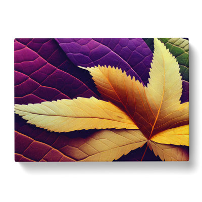 Legendary Autumn Leaf - Wrapped Canvas