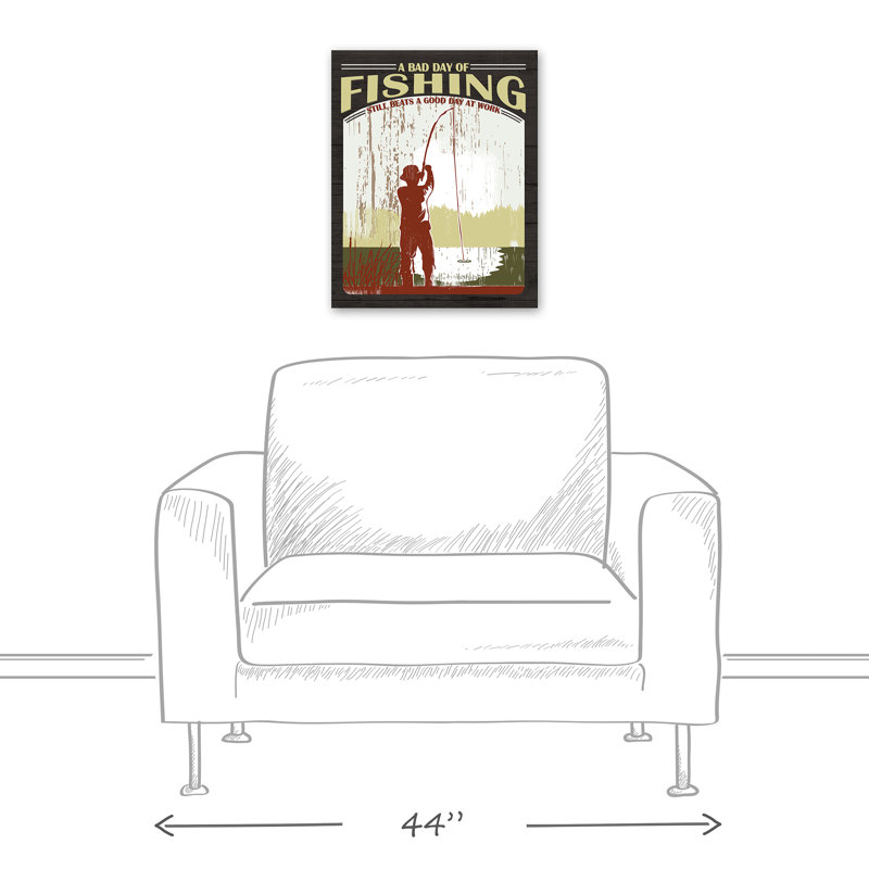 « a bad day fishing », reproduction d’impression sur toile